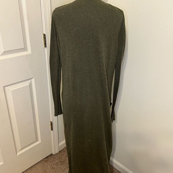 Express Olive Green Long Cardigan. Size M Great Condition - Picture 4 of 6